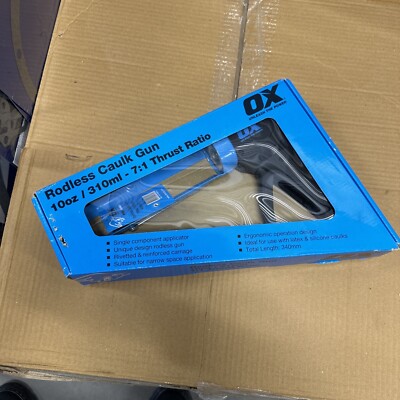 OX Tools Rodless Caulk Gun - 7:1 Thrust Ratio