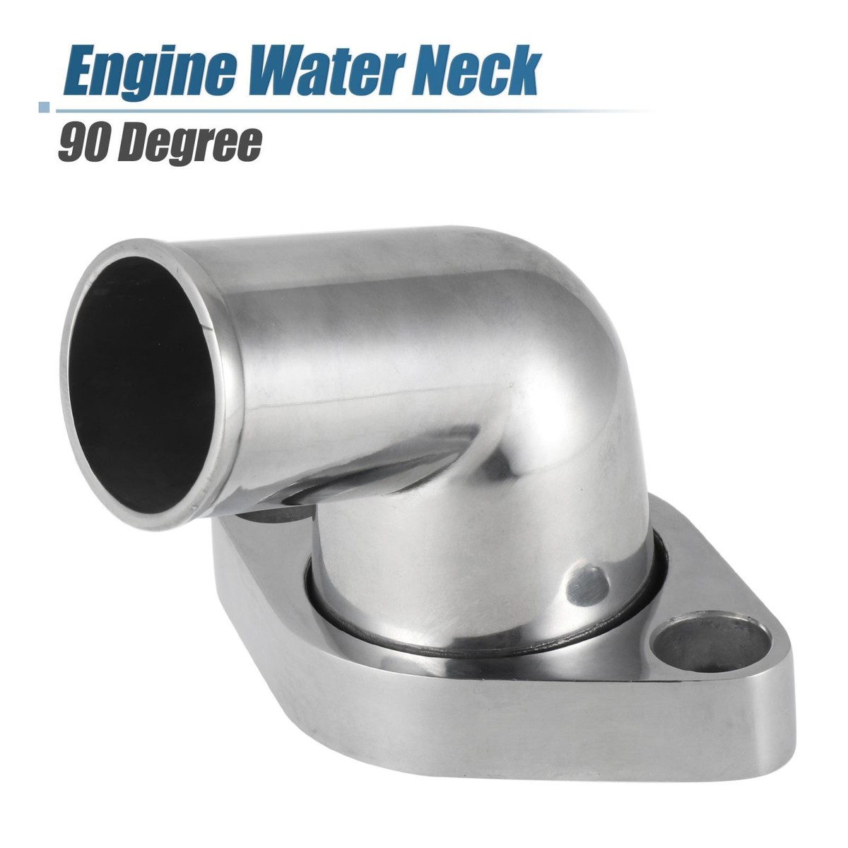 Specialty Products Water Neck Chevy V8 Aluminum Swivel 90 Degree Polished Specialty Products Water Neck Chevy V8 Aluminum Swivel 90 Degree Polished