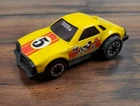 Vtg 70s 80s Tonka Clutch Poppers Yellow Race Car Metal Push Friction Works