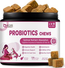 Probiotics for Dogs - Dog and Digestive Enzymes 120 soft chews