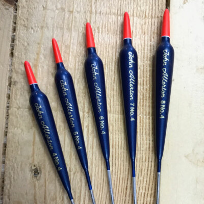 NEU! John Allerton Stick Float | 5er Pack (4,5,6,7 & 8) - orange oder schwarze Spitzen