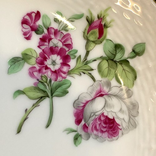 Herend Bouquet de Rose GBR Salad Plate + Large Cup & Saucer Breakfast Trio - Picture 8 of 10