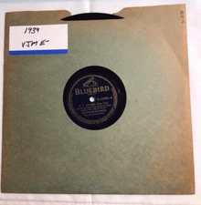 78 RPM "G. T. STOMP/INDIANA" EARL HINES - 1939