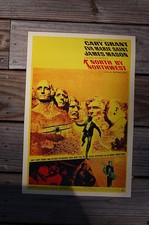 North By Northwest Lobby Card Movie Poster Cary Grant Eva Mary Saint