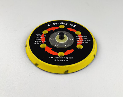 Neu 6'' 150mm Dual Action Haken Schleife DA Schwingschleifer Stützteller mit 5/16''