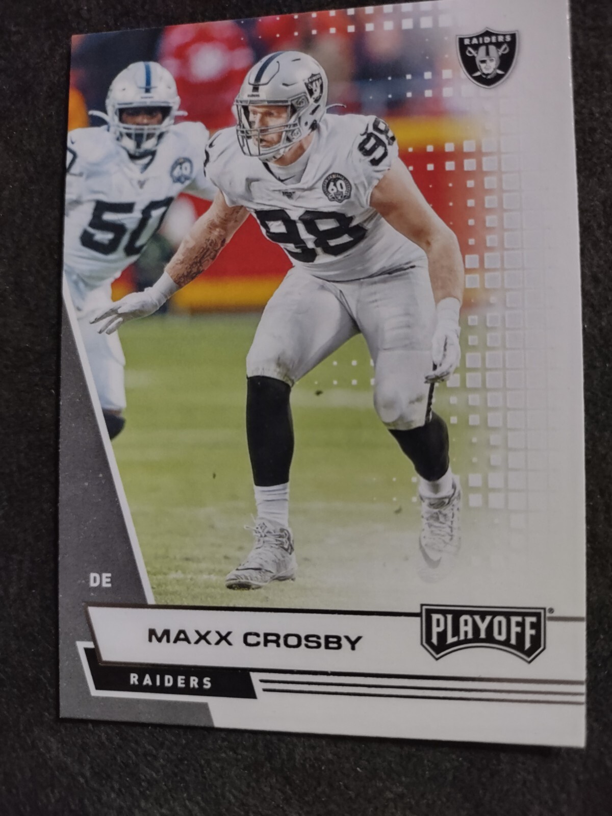 2020 Panini Playoff #92 Maxx Crosby Las Vegas Raiders Football Card