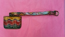 Leather Belt With Wallet