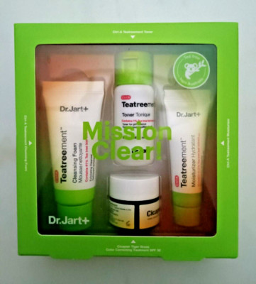 DR. JART+ Teatreement Mission Clear! 4-Piece Kit NEW IN BOX