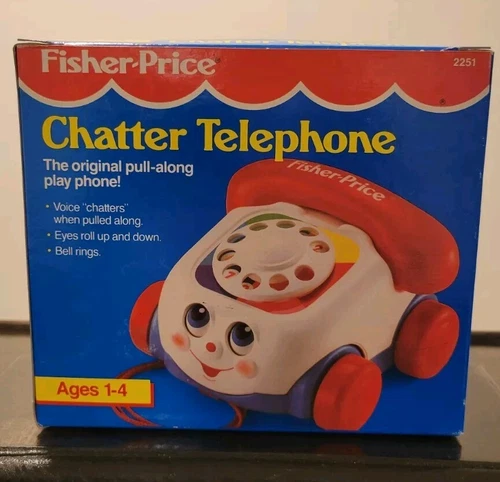 Fisher-Price Chatter Telephone 1993 BRAND NEW IN BOX