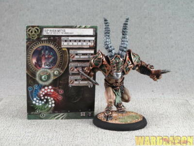 50mm Hordes WDS painted Circle Orboros Rip Horn Satyr j90