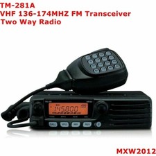 TM-281A FM Transceiver Mobile Radio Car Radio Station 136-174MHZ 10-50KM 65W US