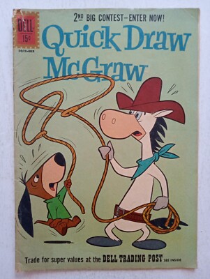 Dell Quick Draw McGraw #8 Silver Age 1961 Comic Book