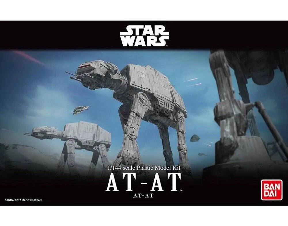 Kit de construcción modelo escala 1/144 Bandai Hobby Star Wars AT-AT Walker
