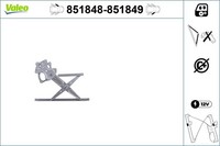 Fensterheber Vorne Rechts Valeo 851849 FÜR Toyota
