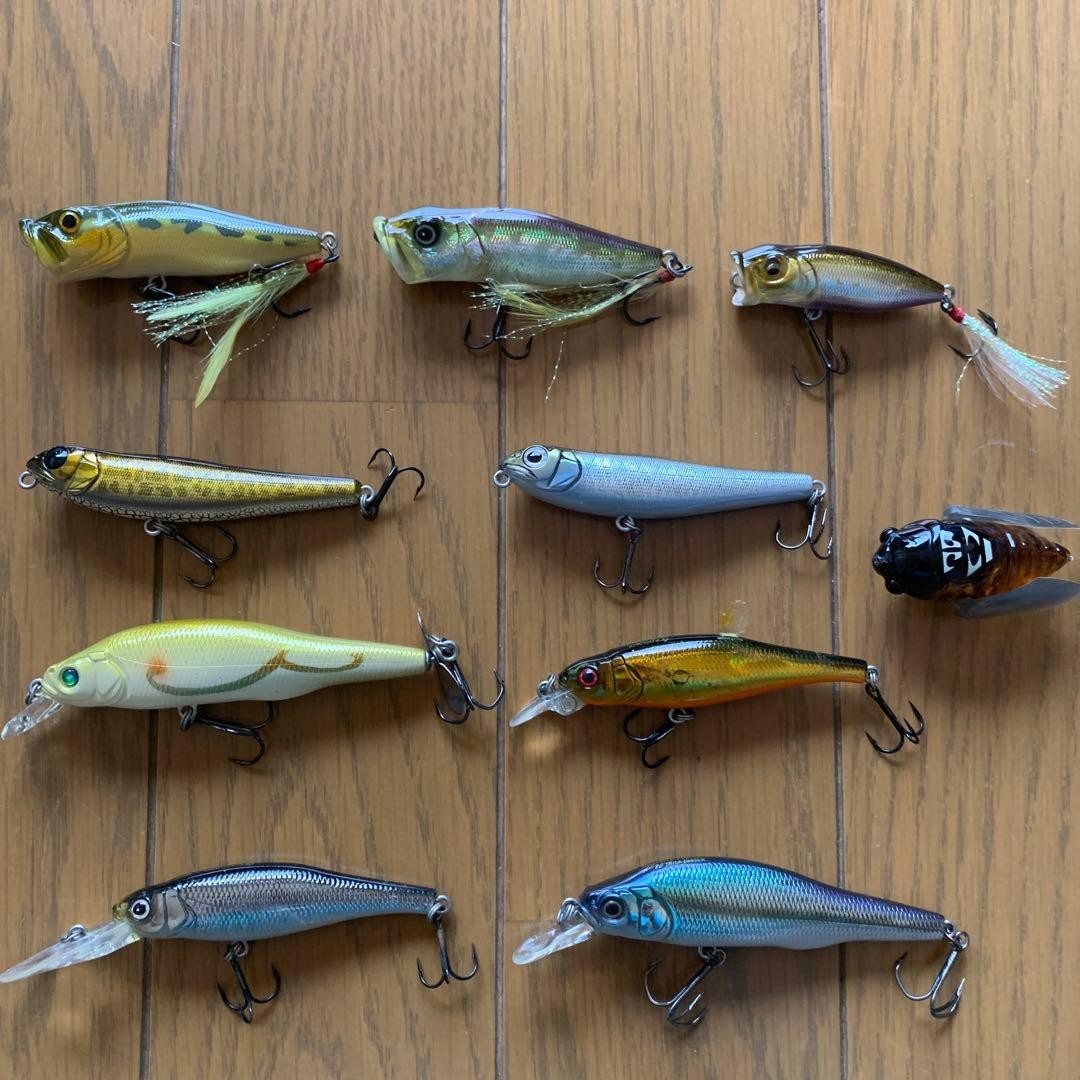 Price reduction, bass fishing retirement, 117 hard lures set ② - Image 4