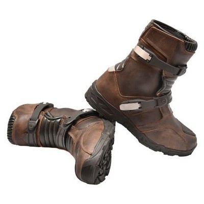 Motorradstiefel, Motorad  Low boots, Adventureboots, geöltem Echtleder off Road