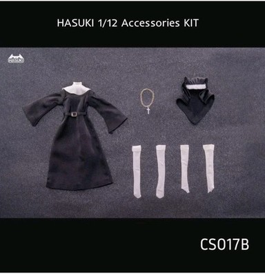HASUKI 1/12 Pocket Art Series Ver. CS017B NUN OUTFIT For 6'' Female Action Figure