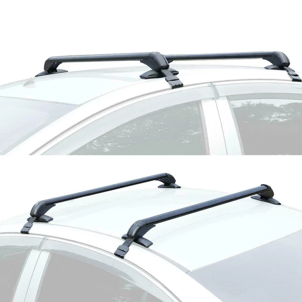 2PCS Crossbar Cross bar Roof Rack Rail Carrier Fit For Honda CR-V 2000 Bare Roof — 第 2/4 张图片
