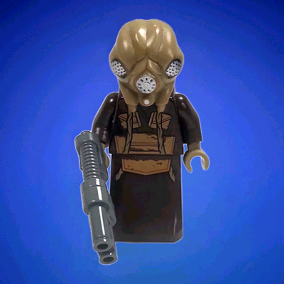 1  Star Wars Figur Zuckuss aus LEGO 75243 Bounty Hunter