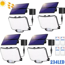 Solar Street Lights 9900000lm LED Security Flood Lamp Motion Sensor Wall Outdoor