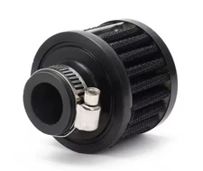 Small Breather Filter 18mm Neck Size (Oil Crankcase Air) 50mm Diameter BLACK