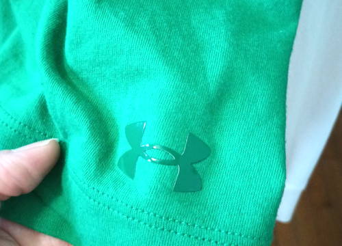 Under Armour Notre Dame T-Shirt Damen Größe S Grün Neu mit Etikett Fighting Irish BESCHREIBUNG LESEN - Bild 8 von 13