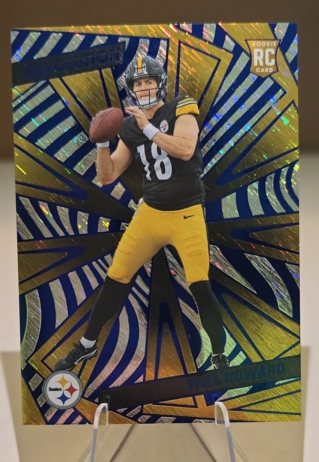 2025 Panini Revolution - Rookies Will Howard #248 Blue Storm /549 (RC)