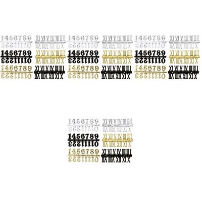 24 PCs DIY Digital Taktnummern Uhr Ersatzreparaturzubehör reparieren