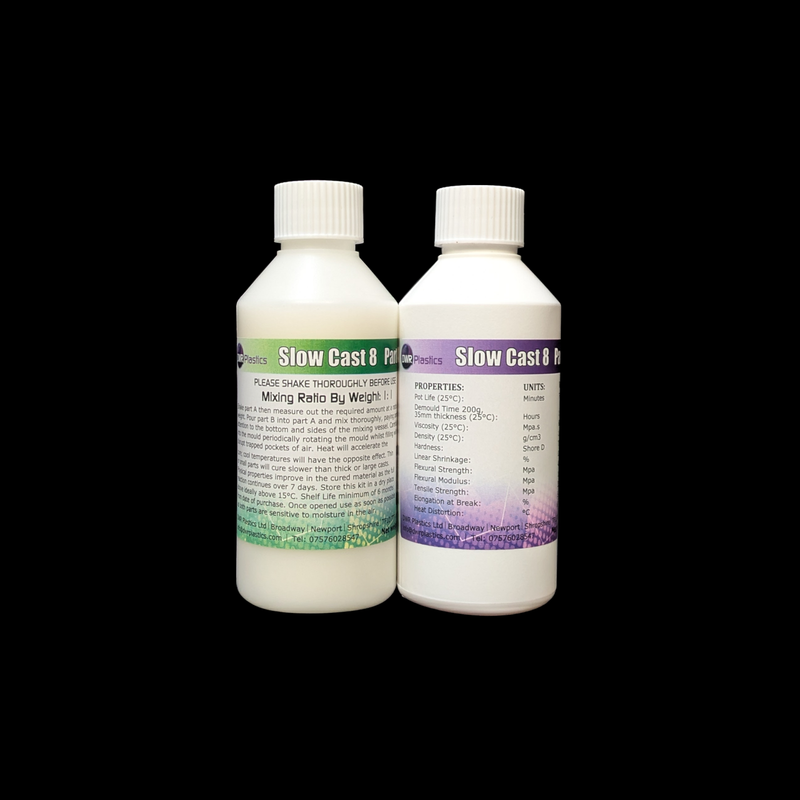 8 Minute Long Pot life Polyurethane Liquid Plastic Casting Resin 500g