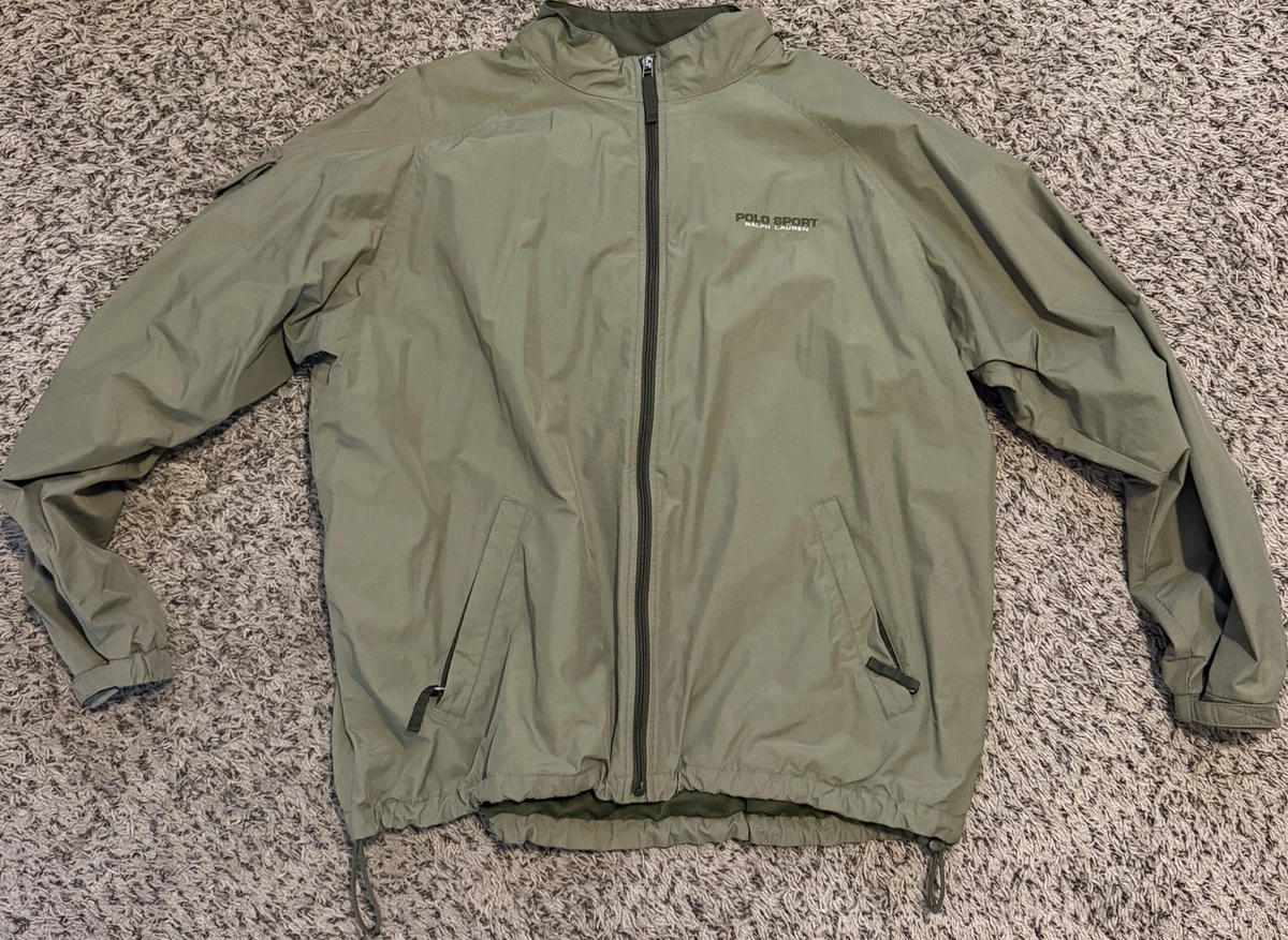 Polo Sport Green Windbreaker Coats, Jackets & Vests for Men for