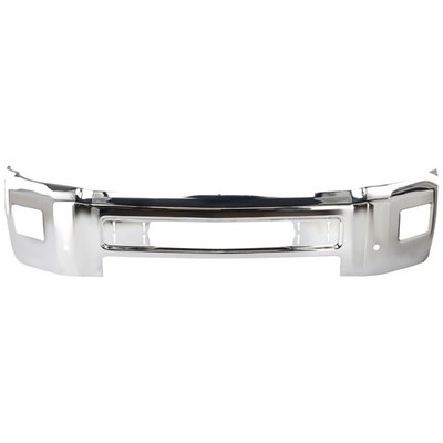 Front Bumper For 2015-2019 Chevy Silverado 2500 HD Chrome With Fog Light Holes
