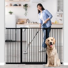 41" Extra Tall Dog Gate for Doorways Stairs, 54.8-60.2 in in Wide Baby Gates ...