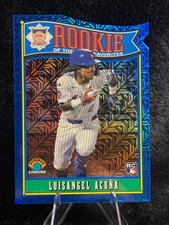 2025 Bowman - Luisangel Acuna Rookie of the Year Favorites Blue Mojo /150 #ROY-4