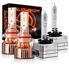 For Dodge Charger 2011-2014 12000K LED HID Headlight High/Low Bulbs Combo kit