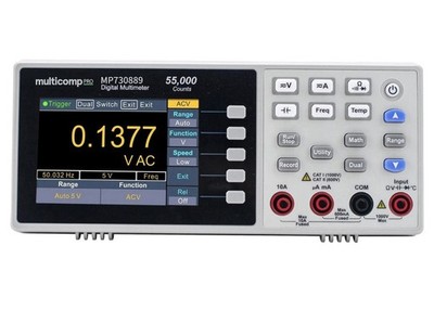 1Pc MULTICOMP PRO MP730889 US Bench Digital Multimeter, 4.5, RS232, USB, 10