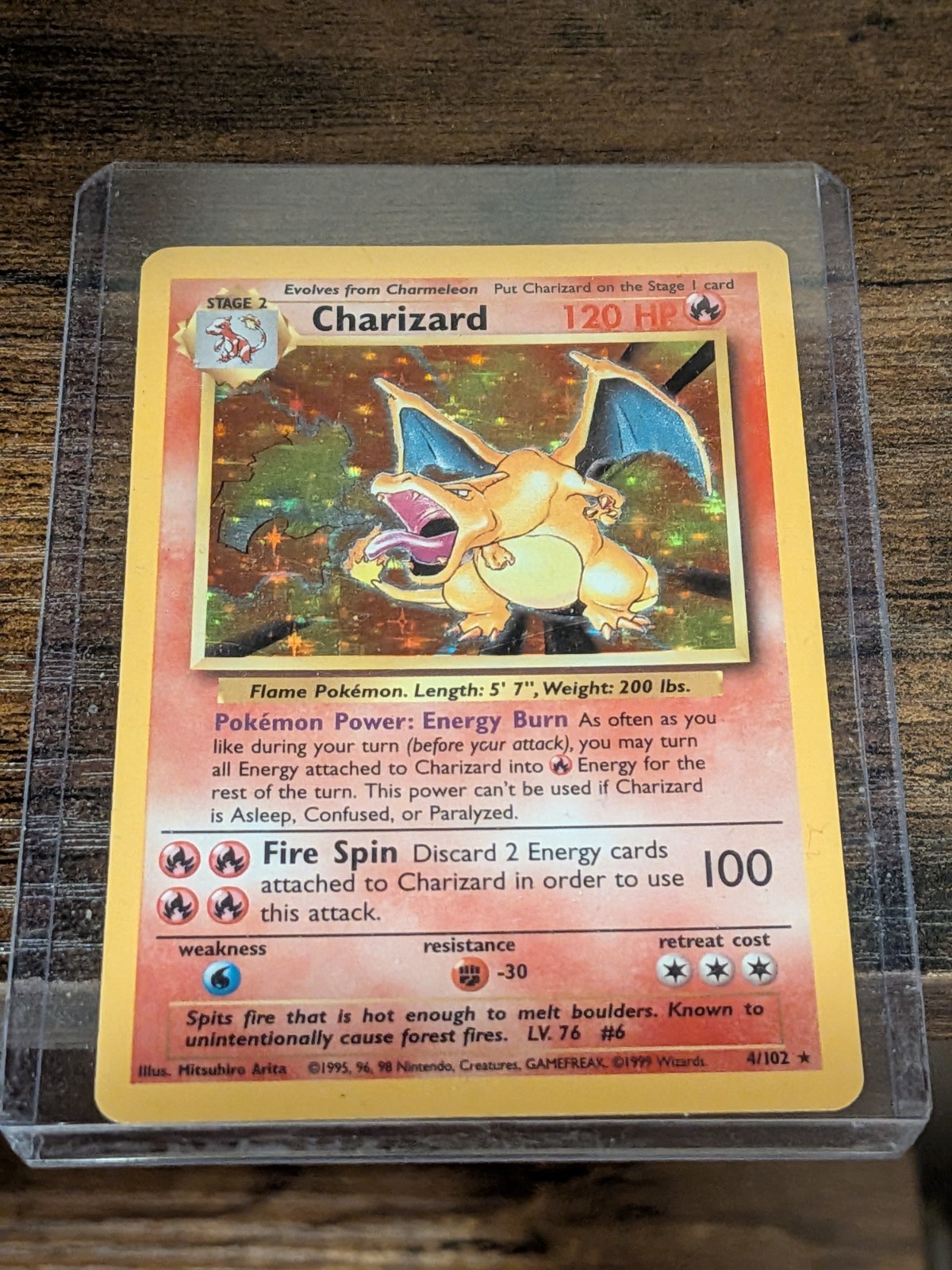 Charizard 4/102 Base Set Holo
