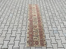 1.7x6.5ft, Turkish runner rug, Vintage rug, Brown rug, Narrow rug, Bohemian rug