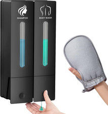 3 in 1 Shampoo and Conditioner Dispenser, 1200ML Capacity Shower Soap Dispenser