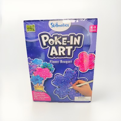 Skillmatics Poke-in Art - Flower Bouquet  Mess-Free Fun...crafts Floral New