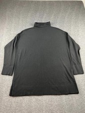 LOFT Black Women's Size Large Turtleneck Sweater Pullover