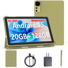 10 Inch Tablet 20GB RAM 128GB Storage 5G WiFi Android Tablets Expand 2.0Ghz