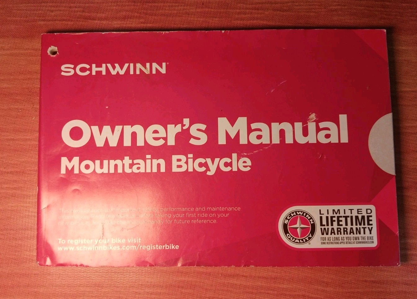 Schwinn Mountain Bike Owners Manual