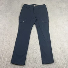Duluth Trading Co 6 Curvesetter Waistband Navy Cargo Pant Work Utility