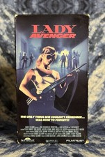 Lady Avenger VHS 1988 80s Camp Action Revenge Film w/ Peggie Sanders Rare OOP