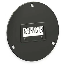 Trumeter 3410-1000 Lcd Hour Meter, 3-Hole, 2.87 In Flange