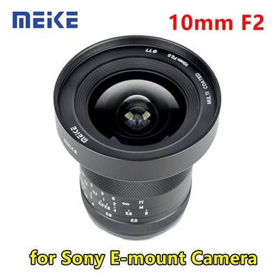 MEIKE 10mm F2.0 APS-C Manual Focus Wide Angle Prime Lens for Sony E-mount Camera