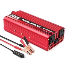 800 Watt Car Inverter DC 12V to 110V/120V AC Converter Power Inverter with 3....