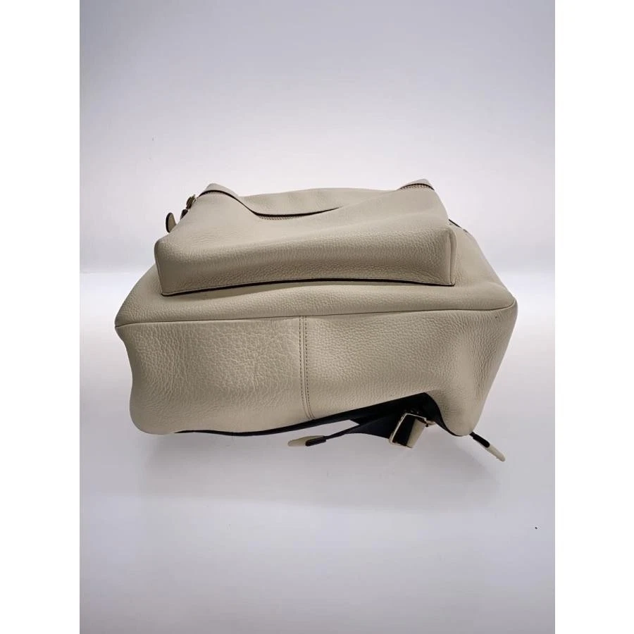 Import duty included COACH Leather Backpack White All Leather Men's Women - Image 4 of 4