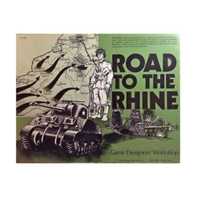 GDW Wargame Road to the Rhine (Green Box) Box Fair/VG
