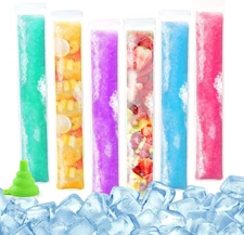 Popsicle Bags 160Pcs Ice Pop Bags Popsicle Mold Bag Disposable Popsicles Bag 8x2